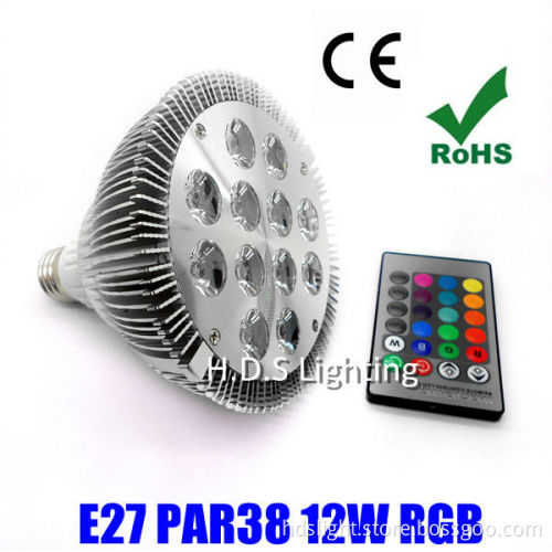For Popular KTV Use PAR38 12W RGB LED Spotlight